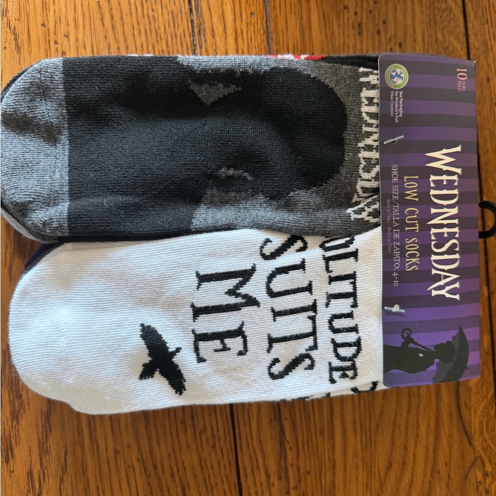 Low Cut Socks - Black & White 10 different pair of socks 🧦
